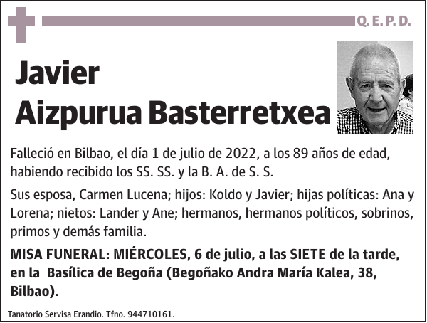 Javier Aizpurua Basterretxea