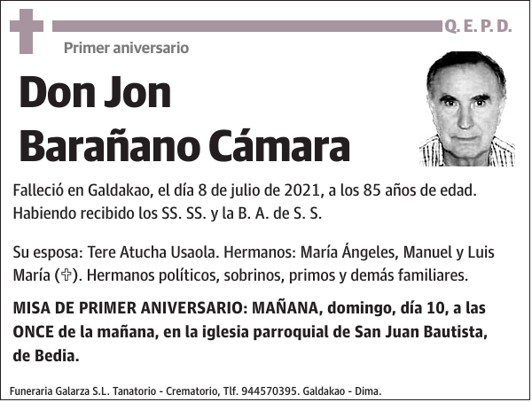 Jon Barañano Cámara