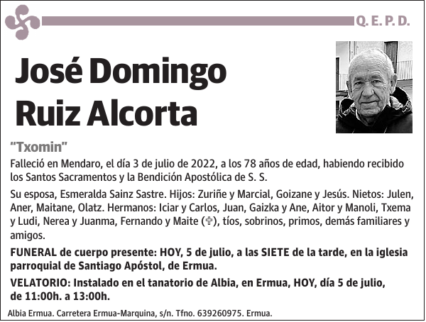 José Domingo Ruiz Alcorta