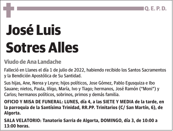José Luis Sotres Alles
