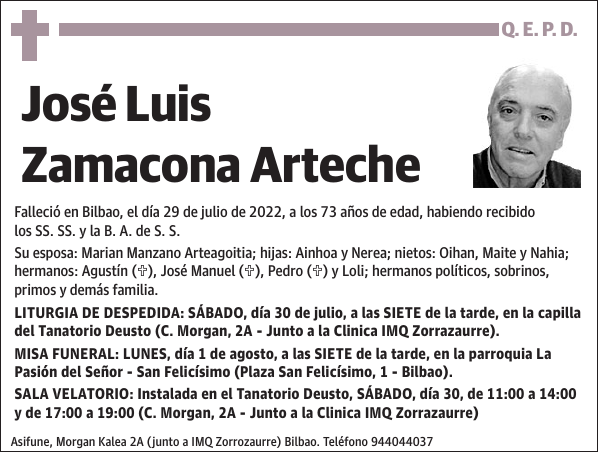 José Luis Zamacona Arteche