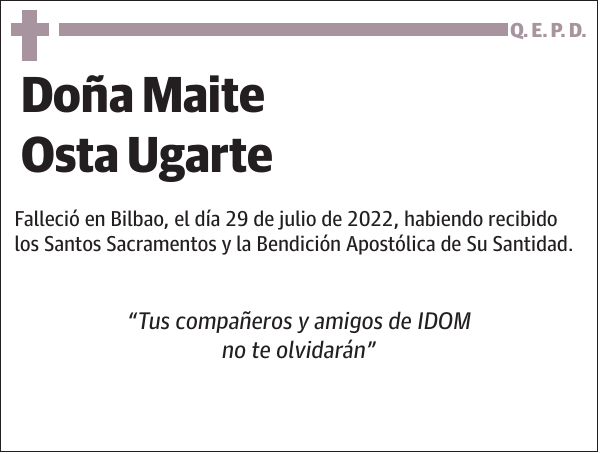 Maite Osta Ugarte