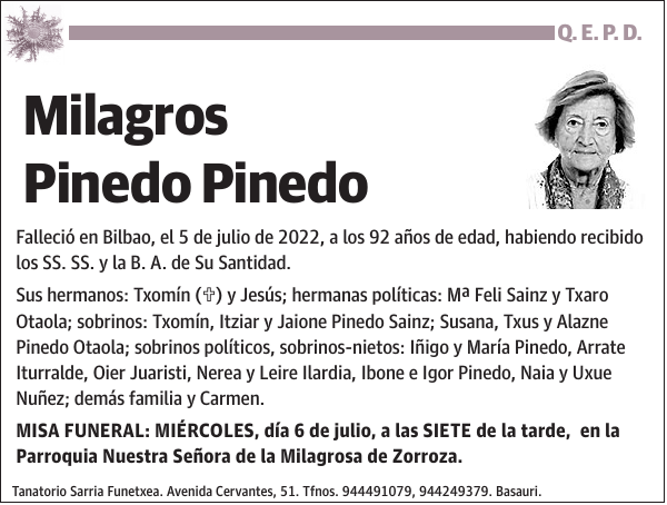 Milagros Pinedo Pinedo
