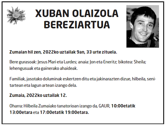 Olaizola Bereziartua