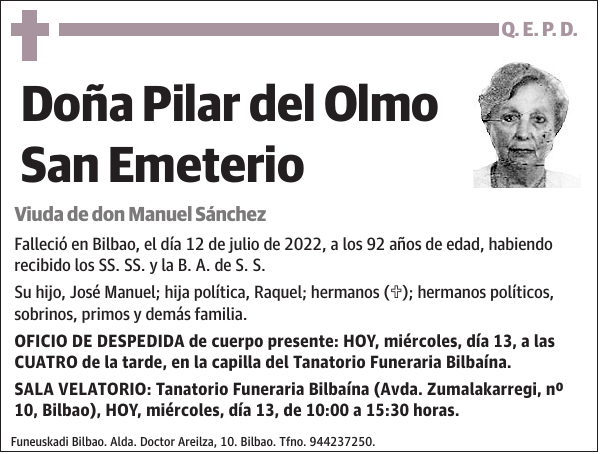 Pilar del Olmo San Emeterio