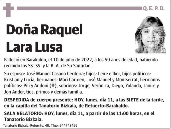 Raquel Lara Lusa