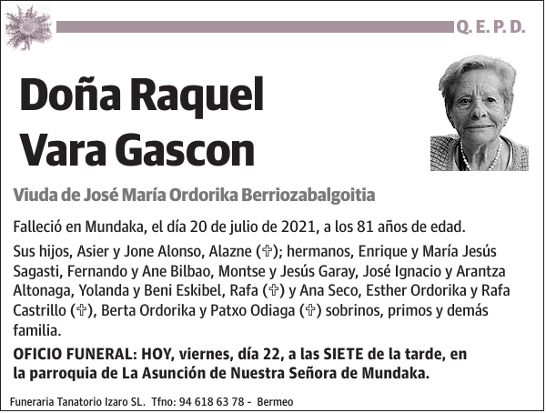 Raquel Vara Gascon