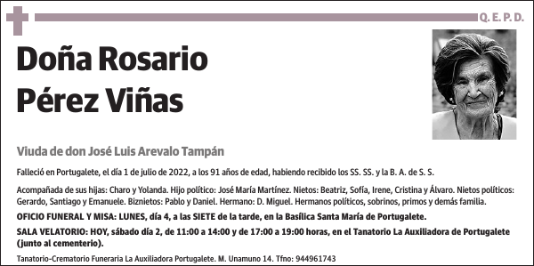 Rosario Pérez Viñas