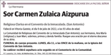 Sor  Carmen  Zulaica  Aizpurua