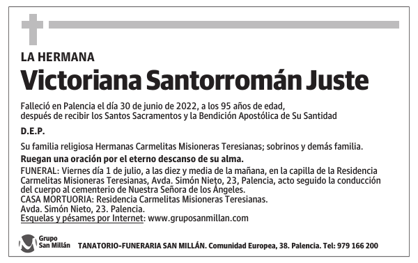 Victoriana Santorromán Juste