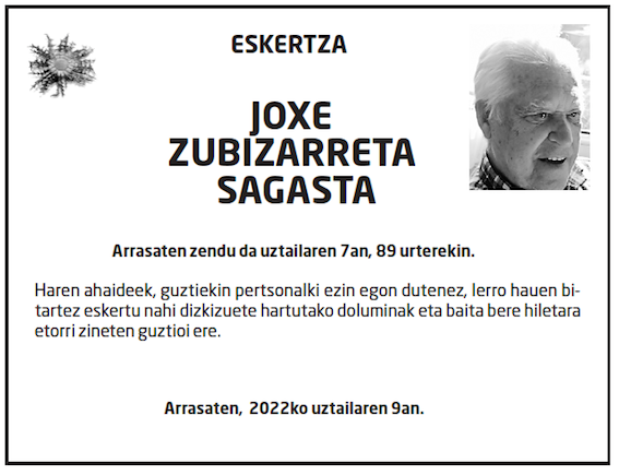 Zubizarreta Sagasta