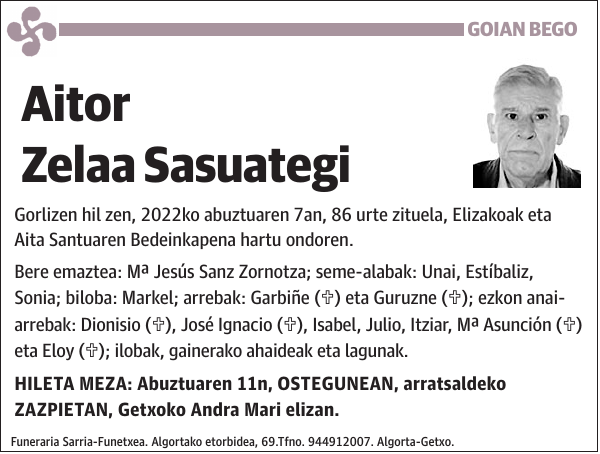Aitor Zelaa Sasuategi