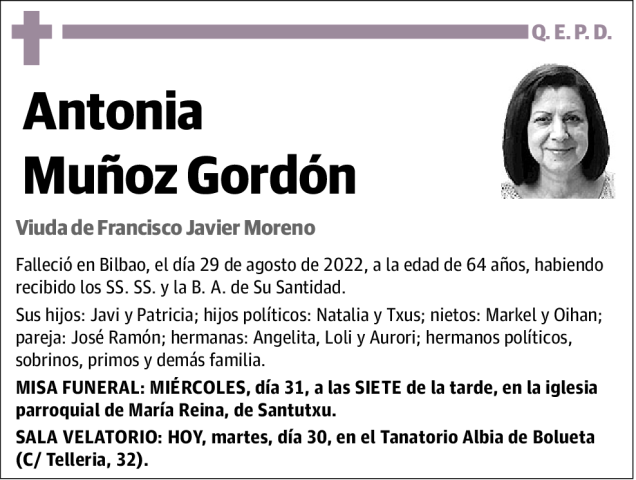 Antonia Muñoz Gordón