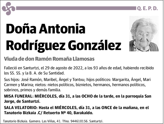 Antonia Rodriguez Gonzalez