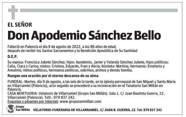 Apodemio Sánchez Bello
