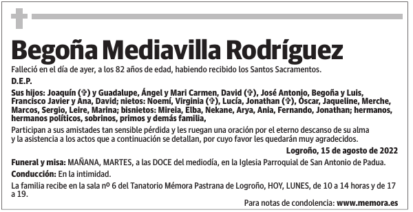 Begoña  Mediavilla  Rodríguez