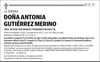 DOÑA  ANTONIA  GUTIÉRREZ  MERINO