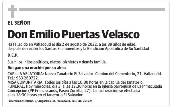 Don Emilio Puertas Velasco