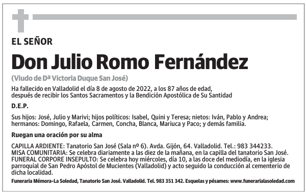 Don Julio Romo Fernández