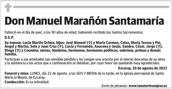 Don  Manuel  Marañón  Santamaría