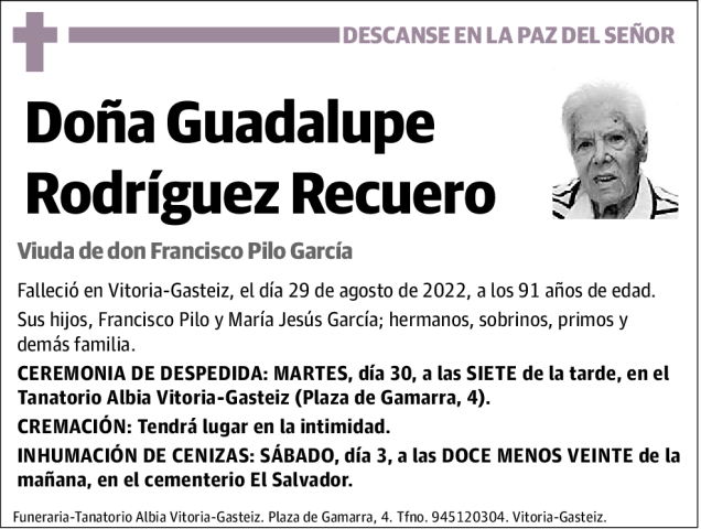 Guadalupe  Rodríguez  Recuero