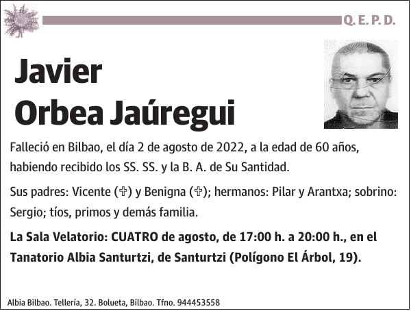 Javier Orbea Jaúregui