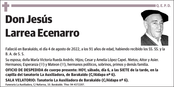 Jesús Larrea Ecenarro