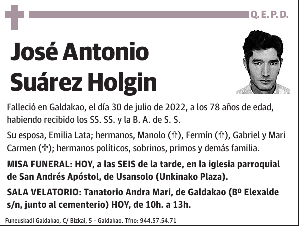 José Antonio Suárez Holgin