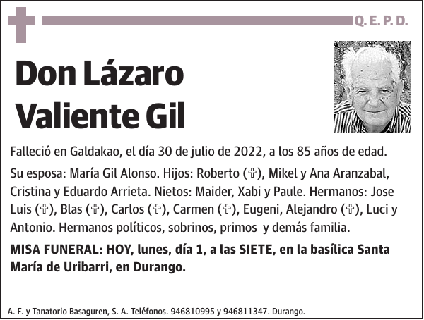Lázaro Valiente Gil