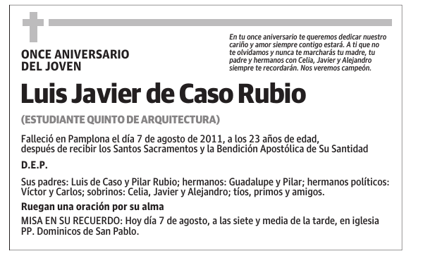 Luis Javier de Caso Rubio