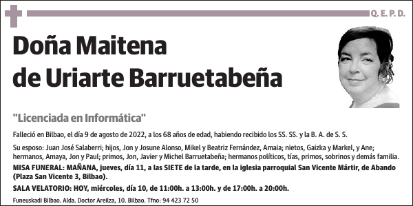 Maitena de Uriarte Barruetabeña
