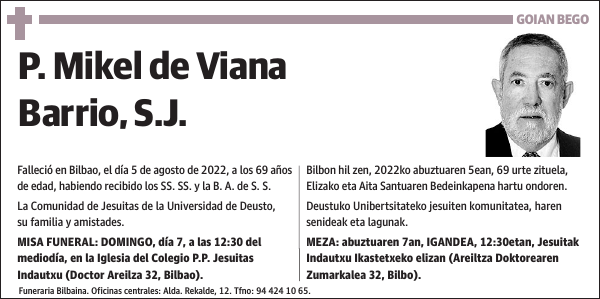 P. Mikel de Viana Barrio