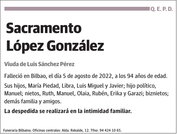 Sacramento López González