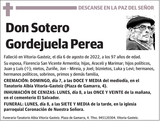 Sotero  Gordejuela  Perea