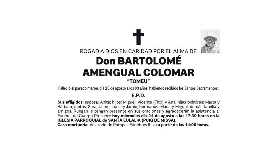 de  don  Bartolomé  Amengual  Colomar