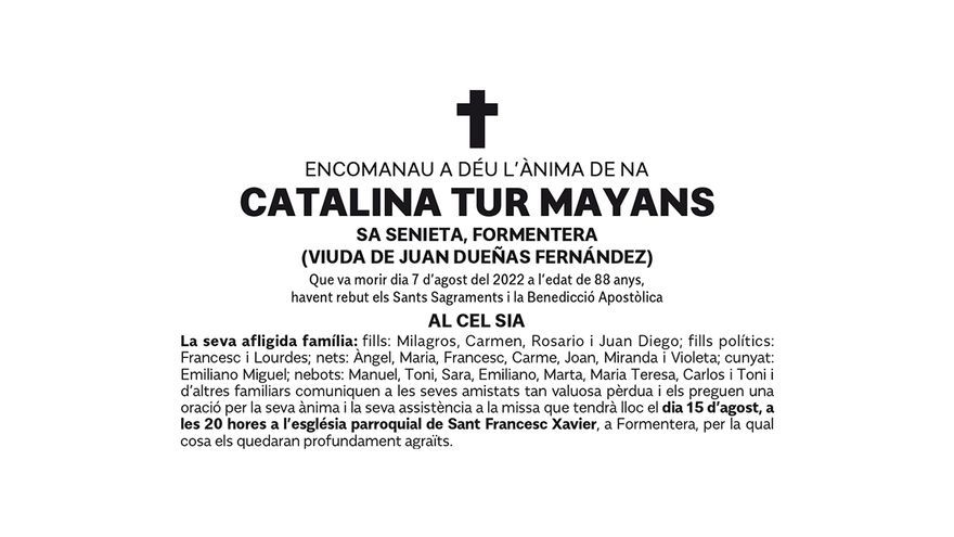 de  doña  Catalina  Tur  Mayans