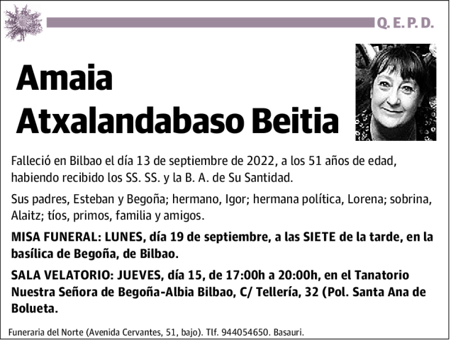 Amaia Atxalandabaso Beitia