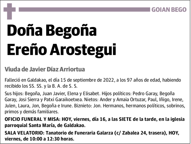 Begoña Ereño Arostegui