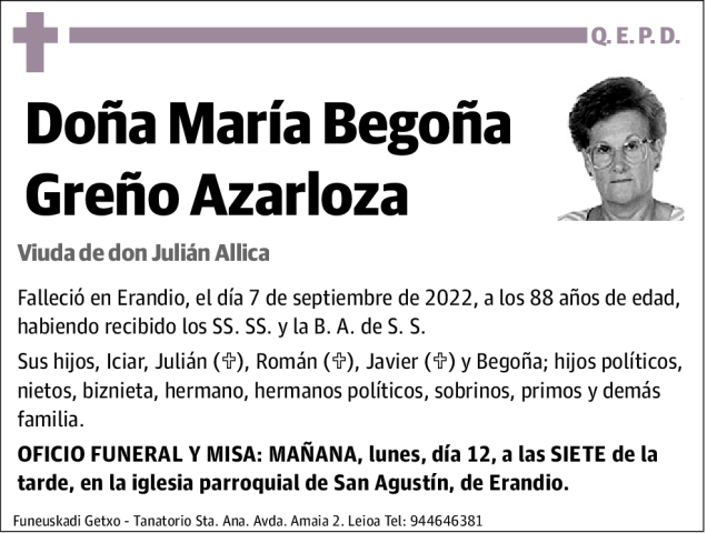 Begoña Greño Azarloza