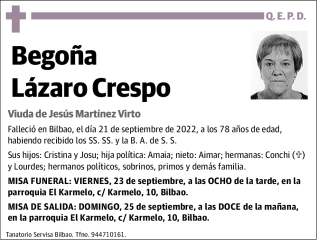 Begoña Lázaro Crespo