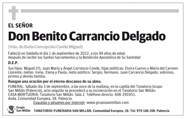 Benito Carrancio Delgado