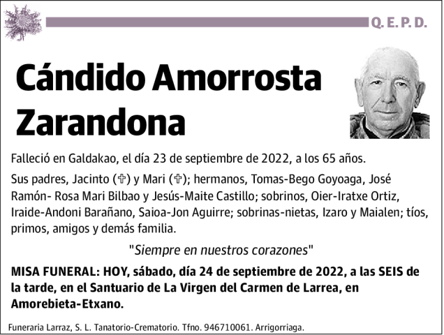 Cándido Amorrosta Zarandona