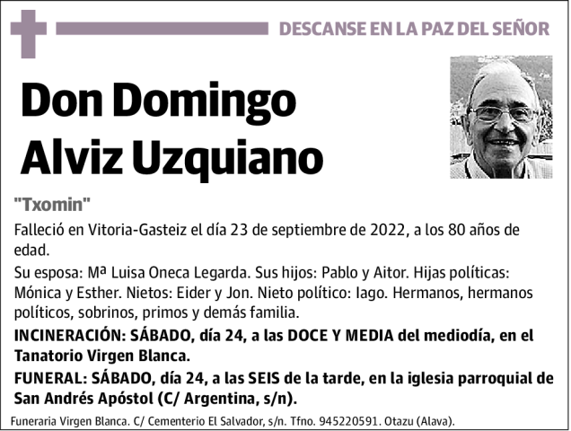 Domingo  Alviz  Uzquiano