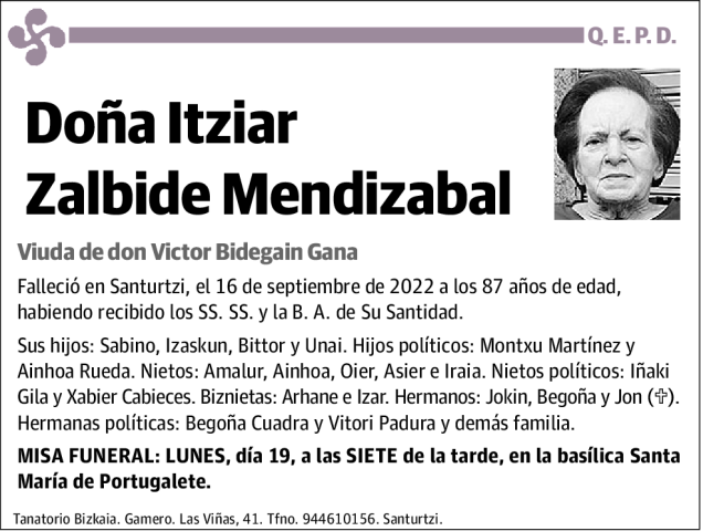 Itziar Zalbide Mendizabal