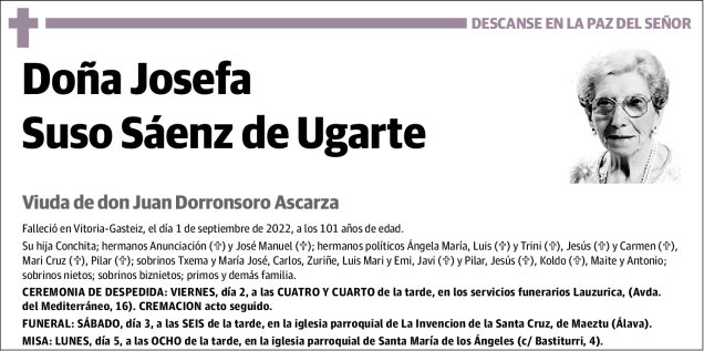 Josefa  Suso  Saenz  de  Ugarte