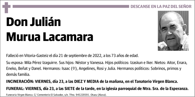 Julián  Murua  Lacamara