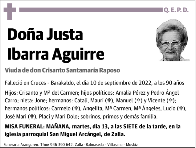 Justa Ibarra Aguirre
