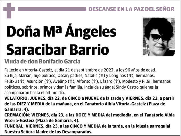 Mª  Ángeles  Saracibar  Barrio