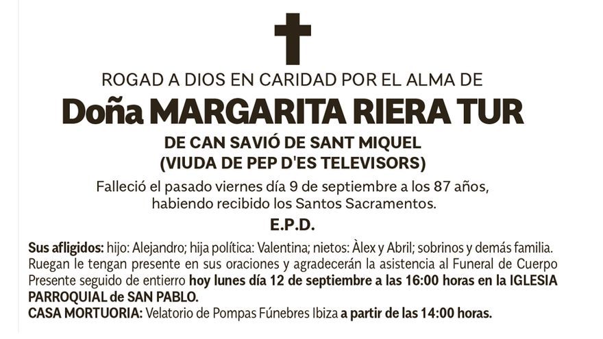 Margarita  Riera  Tur