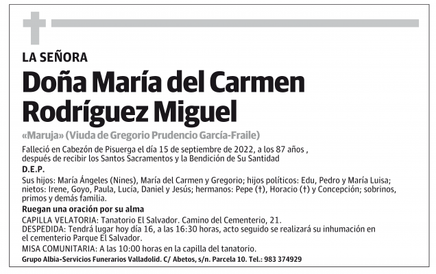 María del Carmen Rodríguez Miguel